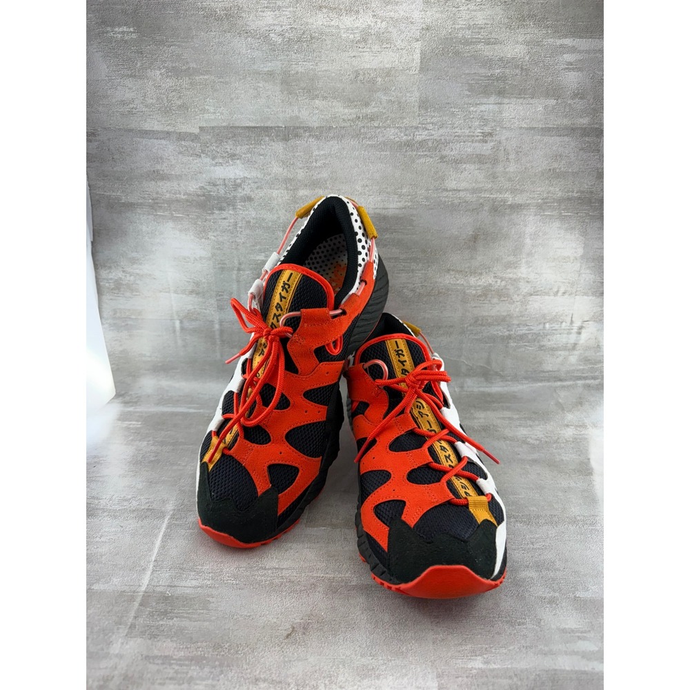 ASICS Gel-Mai Orange Black White Polka Dot Sneakers 1191A198 Men Sz 9.5